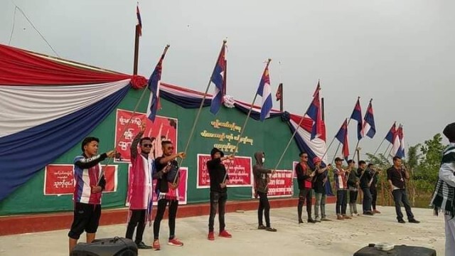 เคเอ็นยูคุ้มกันชาวกะเหรี่ยงเปิดเวทีโจมตีรัฐประหาร
