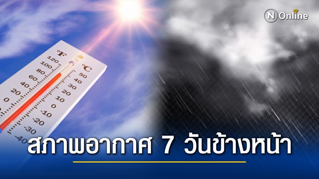 'กรมอุตุนิยมวิทยา' เผยสภาพอากาศวันนี้ - 2 เม.ย.ไทยตอนบนร้อนจัด ใต้ตกหนักมาก