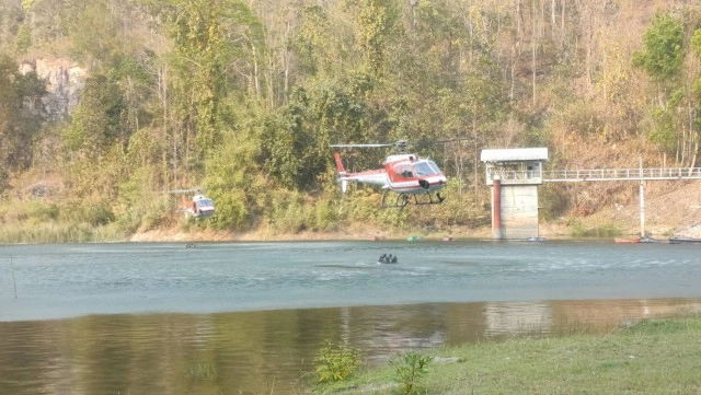 รองแม่ทัพภาคที่ 3 ส่งอากาศยานดับไฟป่าสะเมิง