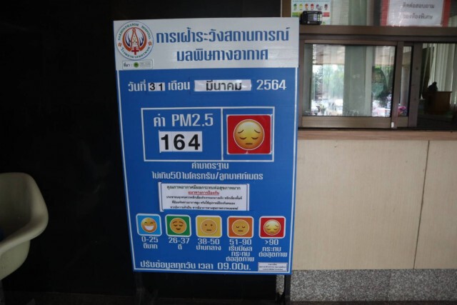 จุดความร้อนกระจายเป็นวงกว้างฝุ่นคลุ้งข้ามโขงเข้าฝั่งไทย