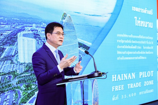 จุรินทร์  จัดทัพลุยจีน เน้นไห่หนานเป็นสะพานเชื่อมเศรษฐกิจ
