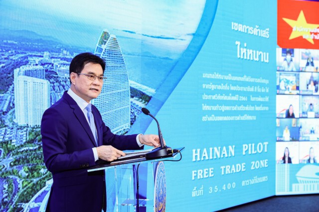 จุรินทร์  จัดทัพลุยจีน เน้นไห่หนานเป็นสะพานเชื่อมเศรษฐกิจ