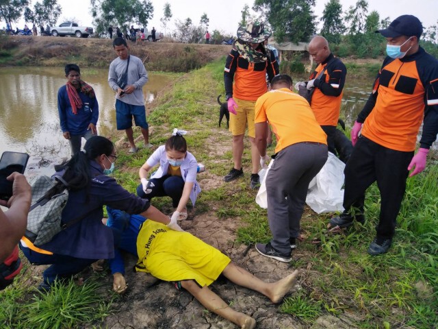 อากาศร้อนทะลุ 36 องศา ลงสระหาปลาช็อกจมน้ำดับ