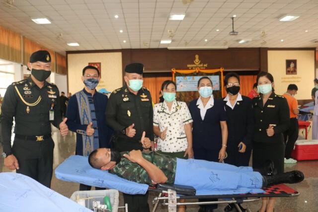 มทบ.38นำกำลังจิตอาสาบริจาคโลหิต