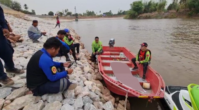 พบแล้ว!ร่างพนักงานสาวจมน้ำน่าน