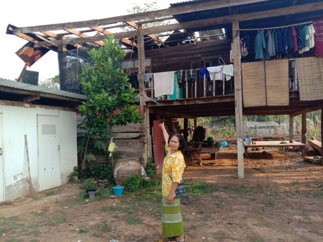 พายุถล่มอำนาจเจริญ บ้านเรือนปชช.เสียหาย