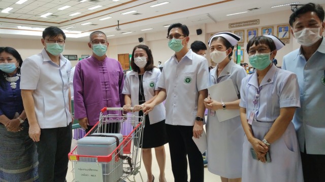 รพ.น่านรับวัคซีน Sinovac 1,800 โดส