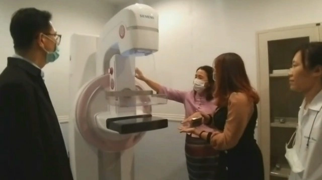 รพ.น่าน เปิดห้องตรวจเอกซเรย์เต้านม