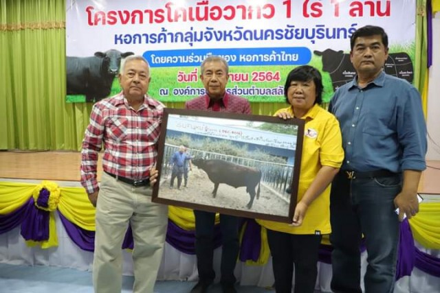 หอการค้ารวมพลังพัฒนาศักยภาพโคเนื้อ 1  ไร่ได้ 1  ล้าน