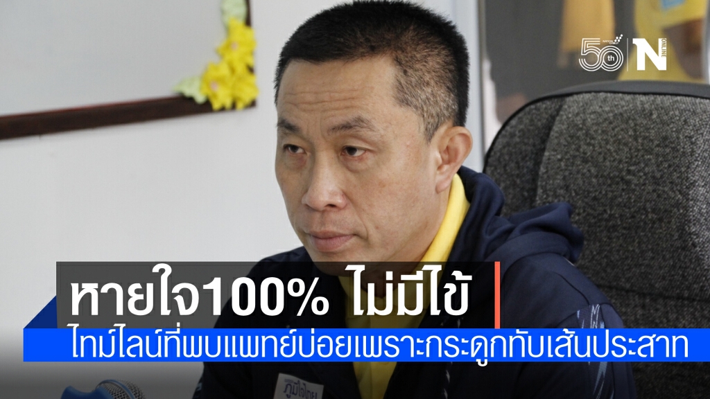อัพเดทอาการ "ศักดิ์สยาม" หายใจ 100% วัดไข้ได้ 36.6 แจงพบแพทย์บ่อยกระดูกทับเส้นประสาทขาขวา อัพเดทอาการ "ศักดิ์สยาม" หายใจ 100% วัดไข้ได้ 36.6 แจงพบแพทย์บ่อยกระดูกทับเส้นประสาทขาขวา