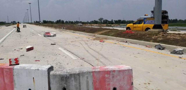ทางหลวงโคราชแจงจุดเกิดอุบัติเหตุมอเตอร์เวย์ยังไม่เปิดให้บริการ
