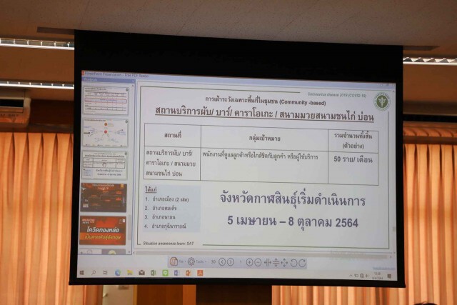ส่งทีมอสม.พร้อม 4 ทหารเสือเคาะประตูบ้านคุมเข้มโควิด-19