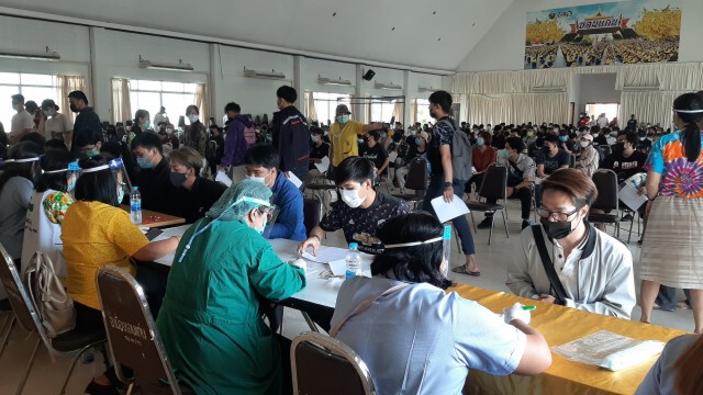 ตรวจหาเชื้อกลุ่มเสี่ยงเกณฑ์ทหาร 400 คน ทยอยลุ้นผลพรุ่งนี้