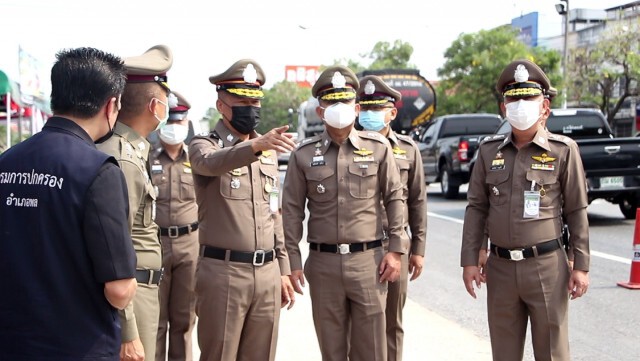 "บิ๊กยง" บินสำรวจถนนมิตรภาพ กำชับมาตรการโควิด19