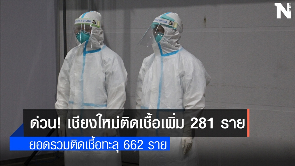 ติดเชื้อโควิดเชียงใหม่วันนี้ พุ่ง 281 ราย ติดเชื้อโควิดเชียงใหม่วันนี้ พุ่ง 281 ราย
