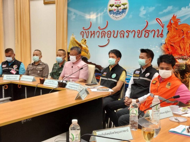 อุบลราชธานียอดผู้ป่วยโควิด - 19 เพิ่มอีก 6 ราย