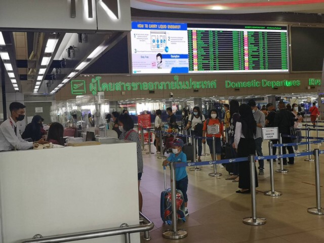 เที่ยวบินดอนเมือง ลด20% หลังจังหวัดปลายทางกักตัว 14 วัน