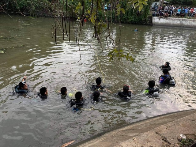 หนุ่มใหญ่หนีร้อน-พุ่งหลาวจมน้ำดับ