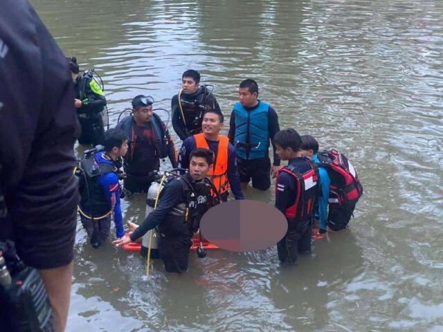 หนุ่มใหญ่หนีร้อน-พุ่งหลาวจมน้ำดับ
