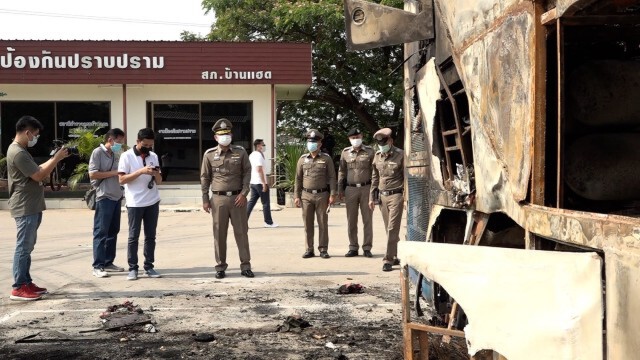 เร่งหาสาเหตุอุบัติเหตุรถทัวร์ไฟไหม้