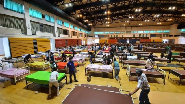 โรงพยาบาลสนามรับผู้ป่วยแล้ว1,200ราย