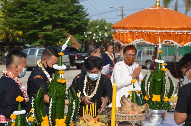 สงกรานต์วันครอบครัวเลี้ยงวิญญาณบรรพบุรุษวิถีผู้ไทย