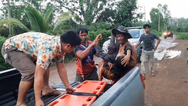 ฟ้าผ่าแรงงานกัมพูชาล่าสุดอาการปลอดภัย