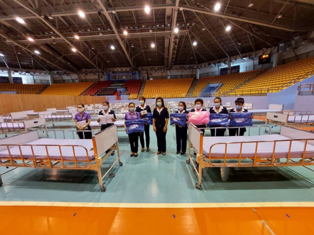 โรงพยาบาลสนามเมืองย่าโมพร้อมให้บริการ