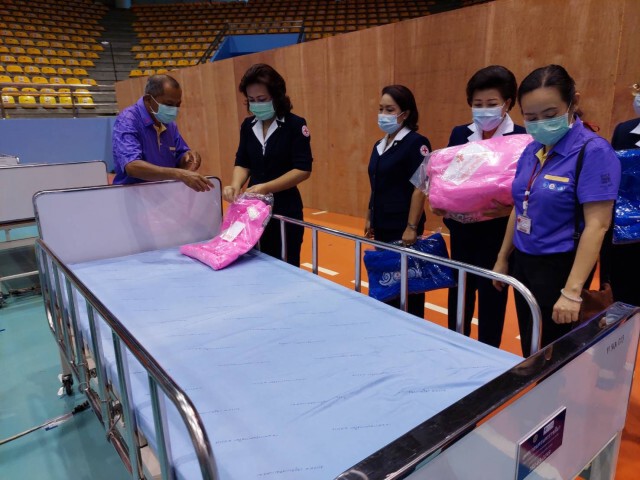 โรงพยาบาลสนามเมืองย่าโมพร้อมให้บริการ