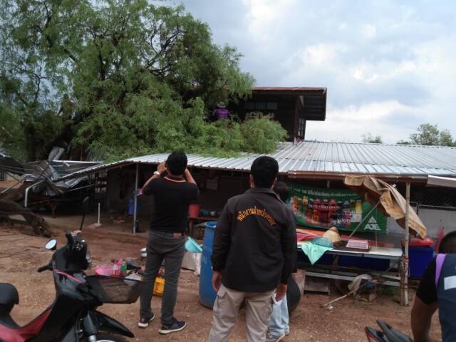 พายุฤดูร้อนเข้าอุบลฯ นาตาลอ่วมทั้ง 4 ตำบล