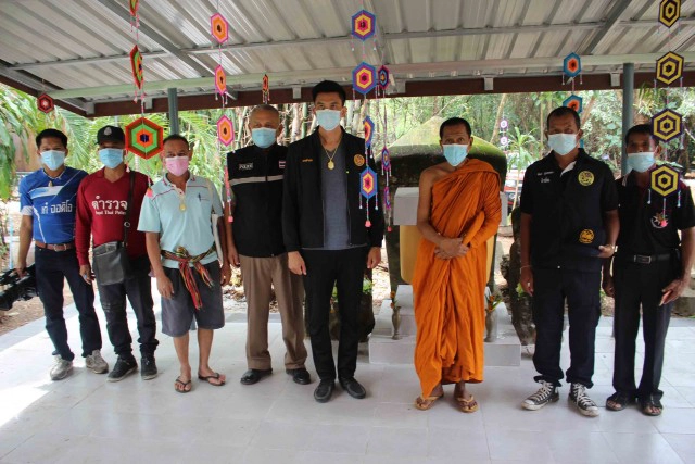 โจรใจบาปขโมยรูปปั้นหลวงพ่อถาวรวัดบ้านโนนศิลาเลิง