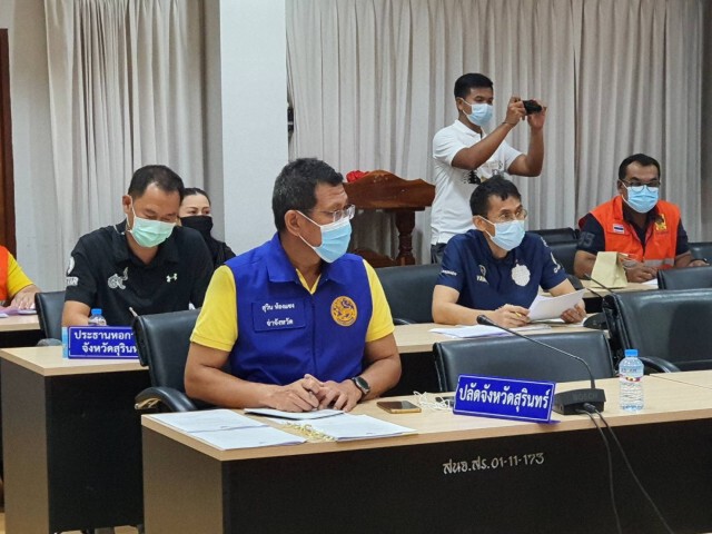 ผู้ว่าฯเรียกประชุมด่วนหลังโควิดพุ่ง  25  ราย