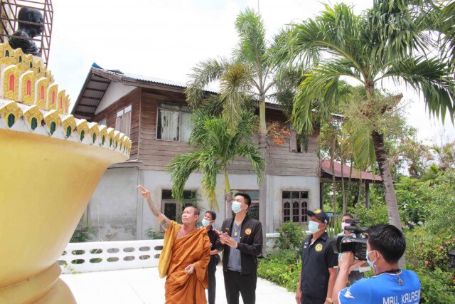 จัดเวรยามเข้มป้องกันรูปปั้นหลวงพ่อถาวรหวั่นถูกขโมยซ้ำ