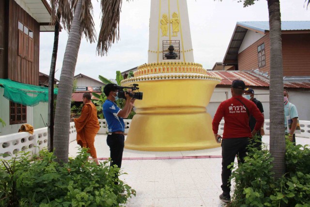 จัดเวรยามเข้มป้องกันรูปปั้นหลวงพ่อถาวรหวั่นถูกขโมยซ้ำ