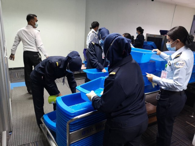 สนามบินหาดใหญ่เข้มการป้องกันโควิด