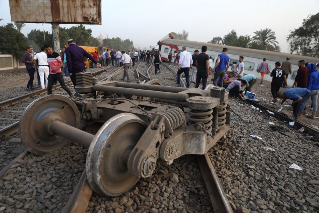 รถไฟตกรางในอียิปต์ คร่าชีวิตผู้โดยสาร 11 ราย เจ็บร่วมร้อย