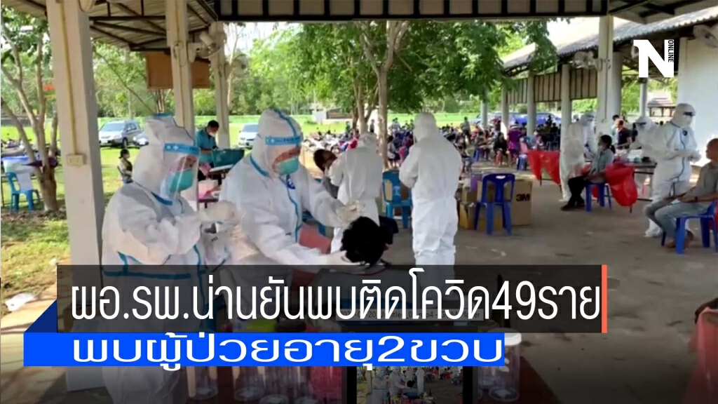 "น่าน"พบผู้ติดเชื้อโควิดอายุ2ขวบ "น่าน"พบผู้ติดเชื้อโควิดอายุ2ขวบ