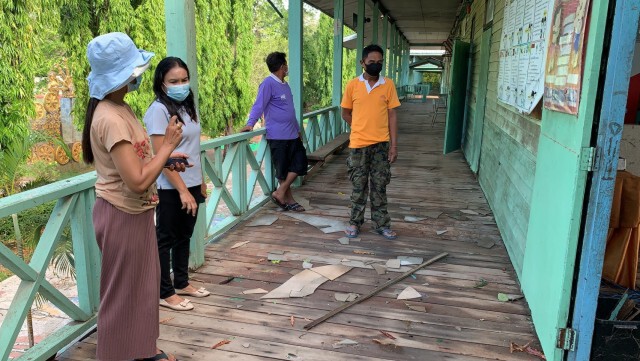 พายุถล่มโรงเรียน บ้านเรือนพังยับนับร้อยหลัง