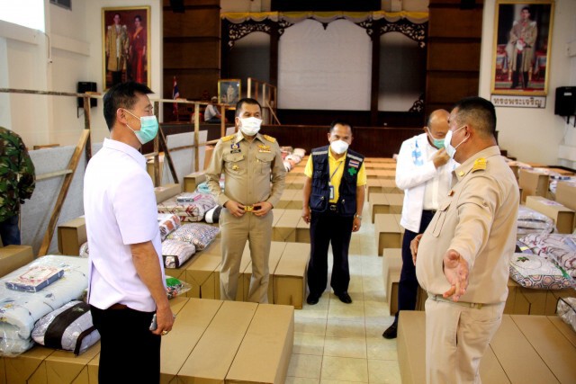"ลำพูน"ตรวจรพ.สนามแห่ง2-รองรับ101 เตียง