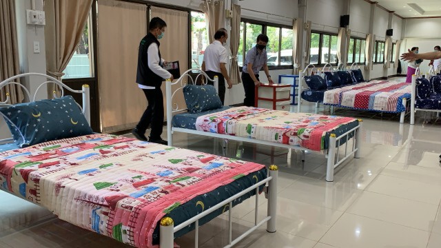ผู้ว่าฯตรวจความพร้อมรพ.สนามแห่งแรกของจังหวัดหนองคาย