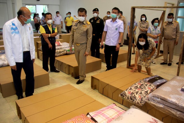 "ลำพูน"ตรวจรพ.สนามแห่ง2-รองรับ101 เตียง