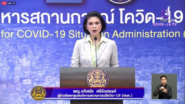 ศบค.เผยไทยติดเชื้อโควิดเพิ่ม 1,458 ราย เสียชีวิตอีก 2 ราย