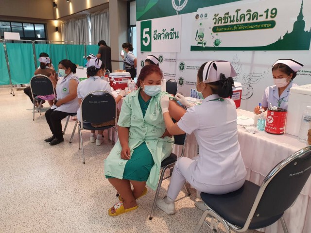 ฉีดวัคซีนโควิด แพทย์-อสม. ชุดสุดท้าย659 คน