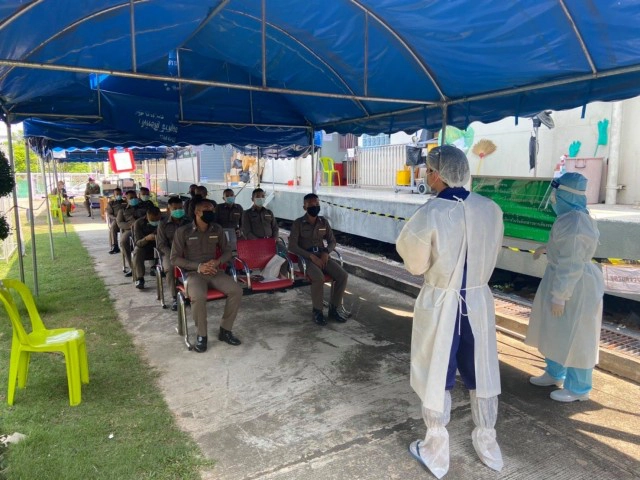 วุ่นทั้งโรงพักสันกำแพงพบนร.ฝึกงานนายสิบตำรวจติดเชื้อโควิด2นาย