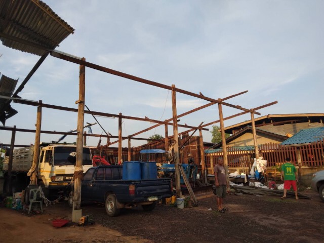พายุฤดูร้อนถล่ม 4 หมู่บ้าน ในอำเภอเสิงสาง บ้านเรือนเสียหายกว่า 30 หลังคาเรือน
