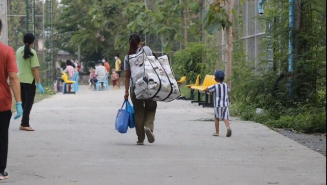 ส่องรพ.สนามเด็กป่วยโควิดคืนแรกไร้ปัญหาไม่ร้องไห้กลับบ้าน