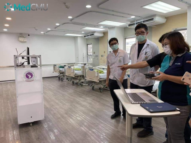 รพ.มหาราชฯสร้างห้องความดันลบรับผู้ป่วยโควิดระดับปานกลาง