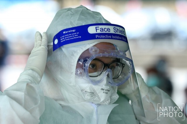 ภารกิจสำคัญภายใต้ชุด PPE ท่ามกลางอากาศร้อนจัด