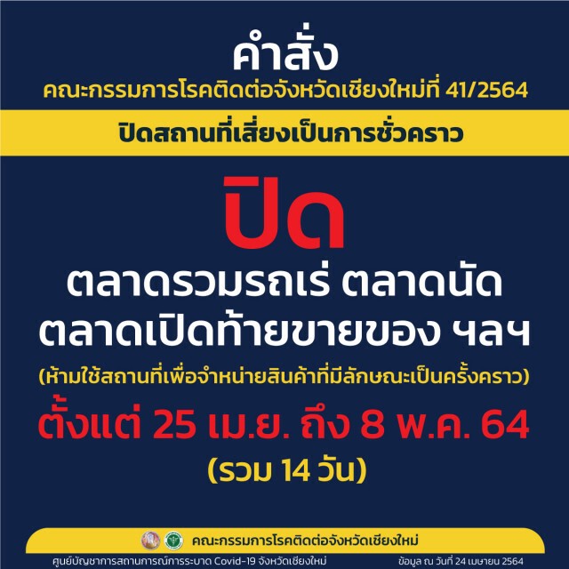 โลกออนไลน์แชร์ว่อน!!ผญบ.ถามทำไมต้องปิดตลาดนัด