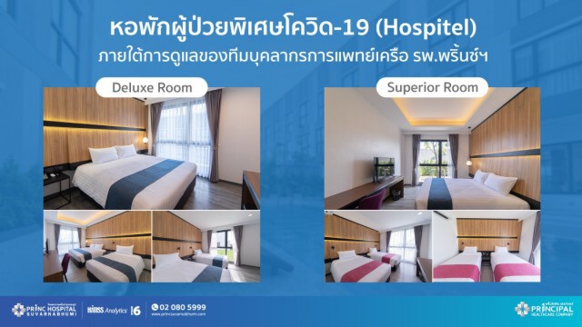 โรงพยาบาลเอกชน เปิดตัว Hospitel รองรับผู้ป่วยโควิดเพิ่ม